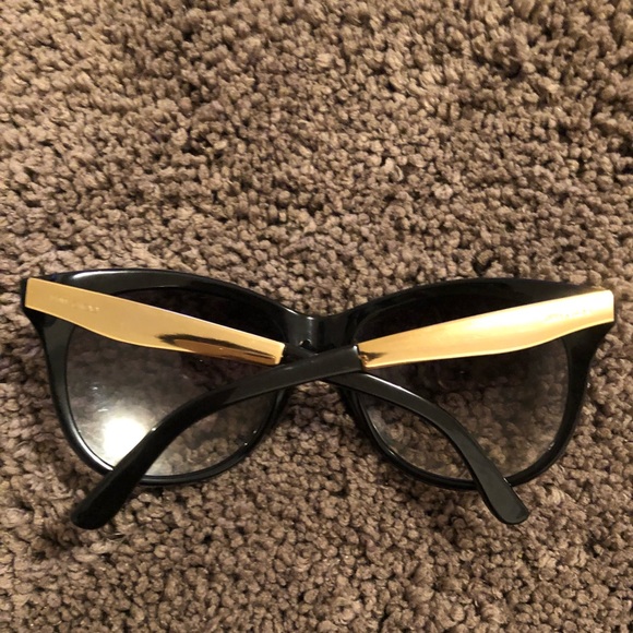 Jimmy Choo Sunglasses **Ally** Black and Gold - Picture 8 of 8